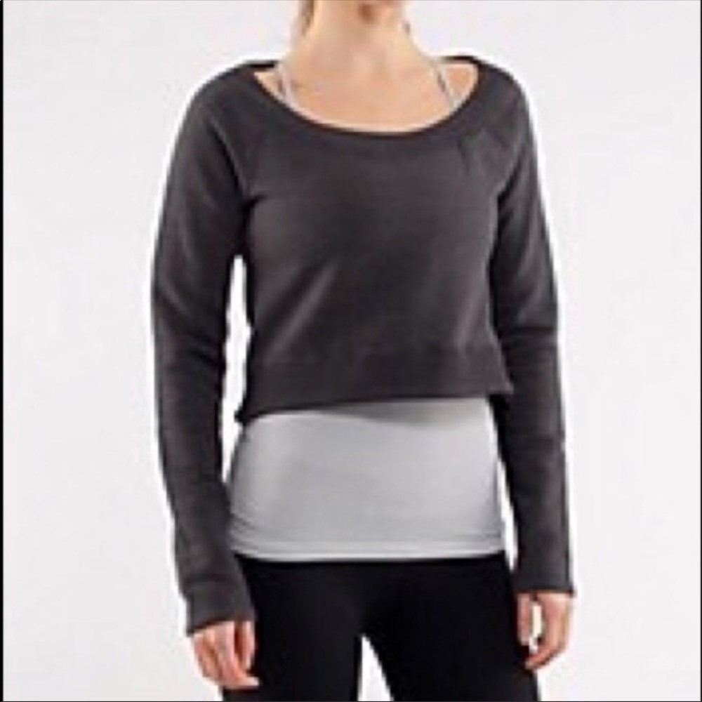 Lululemon good karma cropped pullover